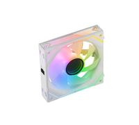 Mars Gaming MF-LINKFINITY White, Modular PWM 120mm Fan, LINKFINITY Connection System, Infinity Mirror ARGB 360° illumination, Ultra-quiet 12dB