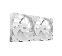 Mars Gaming MF-PWMX2 White, Kit 2 120mm Fans, Ultra-quiet FDB 12dB, Anti-Vibration System, PWM System