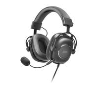 Mars Gaming MH6, Neo-Graphene Headset, Removable Microphone, 7.1 External Card, Black
