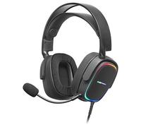 Mars Gaming MHAX Black, RGB Gaming Headset, Detachable Microphone, HiFi, Cross Platform Compatibility