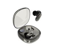 Mars Gaming MHIB2, Bluetooth 5.4 Earbuds, Immersive Sound, Semi-transparent and Ultra-compact Ergonomic Design, 24 Hours Playback, Wireless Earbuds with Charging Case and LED Indicator, Black