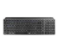 Mars Gaming MK-SILENKEYS, Portuguese, Compact Full-Format Wireless Keyboard, Low Profile, Silent Scissor Switches, Copilot AI Key, Bluetooth 5.1 Dual 2.4GPRO, 200h Battery, PC, Mac, Black