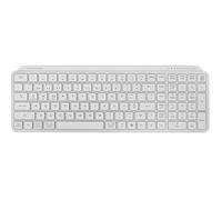 Mars Gaming MK-SILENKEYS, Portuguese, Compact Full-Format Wireless Keyboard, Low Profile, Silent Scissor Switches, Copilot AI Key, Bluetooth 5.1 Dual 2.4GPRO, 200h Battery, PC, Mac, White
