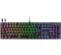 Mars Gaming MK422 Black, RGB Gaming Mechanical Keyboard, Antighosting, Brown Mechanical Switch, French Language