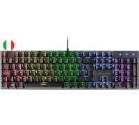 Mars Gaming MK422 Black, RGB Gaming Mechanical Keyboard, Antighosting,Brown Mechanical Switch, Italian Language