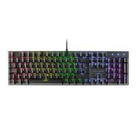 Mars Gaming MK422, Italian Layout, Mechanical Gaming Keyboard RGB Rainbow, Red Switch, Double Injection Keycaps, Multimedia Functions, Game Mode, Antighosting, Multiplatform, Black