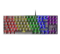 Mars Gaming MK80 Black, US Language, Mechanical Gaming Keyboard TKL FRGB, Antighosting, Mechanical Switch Blue