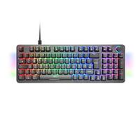 Mars Gaming MKPRO, Full Mechanical Gaming Keyboard, RGB Chroma, Hot-Swap Mechanical Switches, Antighosting, Control Wheel, Advanced Software, Multiplatform, Silent Switch, Portuguese, Black