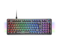 Mars Gaming MKPRO, Portuguese, Full Mechanical Gaming Keyboard, RGB Chroma, Hot-Swap Mechanical Switches, Antighosting, Control Wheel, Advanced Software, Multiplatform, Silent Switch, White