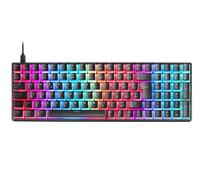 Mars Gaming MKULTRA, Portuguese-US Layout, 96% Compact Mechanical Gaming Keyboard, PBT Pudding Keycaps, RGB Chroma, OUTEMU SQ Brown Switch, USB-C, Software, Multiplatform, Black
