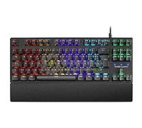 Mars Gaming MKXTKLBPT, Ultra-compact Mechanical Keyboard TKL RGB, Wrist rest, Switch OUTEMU SQ Blue, Portuguese Language