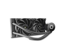 Mars Gaming ML-PRO240, Professional CPU Liquid Cooling, TDP 450W, 2 Ultra-quiet FDB Fans, Opti-Chamber Pump with White Illumination Ring, Universal Multisocket, Black