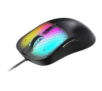Mars Gaming MM-VIPER, Ultralight Gaming Mouse 56g, Customizable RGB Chroma, A825PRO Optical Sensor, 12800 DPI, 1000Hz, HUANO Mechanical Switches, Dedicated Software, Braided USB-A/USB-C Cable, Black