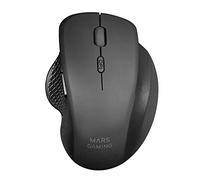 Mars Gaming MMWERGO Black, Ergonomic Wireless Mouse for PS4/PS5/XBOX/PC/Mac
