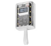 Mars Gaming MPK-10K, Compact Power Bank 22.5W, Quick Charge QC3.0 & PD3.0 10000mAh, Intelligent Battery Monitoring with Multi-Charge, Lanyard + LED Flashlight, Universal Connectivity, White