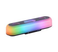 Mars Gaming MSB-ORB, Portable Speaker + 20W Soundbar, 360º Orbilight RGB Lighting, Triple Driver System, Gaming Bluetooth Speakers 5.3 / USB/MicroSD/AUX/FM, Black