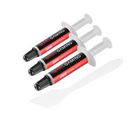 Mars Gaming MT0X3, Kit 3x CPU Thermal Paste, High Thermal Conductivity 6W/m·K, Up to 280°C, Non-Conductive with Nanotechnology, Easy and Even Application with Spatula and Applicator, 3x1g (3g), Grey