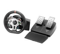 Mars Gaming MWH-RSXTWO Gaming Steering Wheel DriveSense Zero Dead Zone 270° Turn, 13 Buttons & Joystick, Dual Paddles, D-pad, XL Pedal Set, PC|PS3|PS4|Xbox One|Xbox Series X-S|Switch|Switch 2, Black