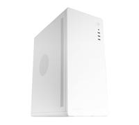 Mars Gaming TACENS 2ENSISW, ATX PC Case, Full Metal Design, Ultra-Rugged Robust Construction, Semi-Tower with 120mm FDB Ultra-Quiet 120mm Fan, USB 3.0, White
