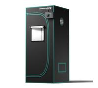MARS HYDRO 2x2 Grow Tent 60x60x140 CM High Reflective Mylar 1680D, Small Grow Tent with Removable Floor Tray View Window for Indoor Plant Grow Room for TS600