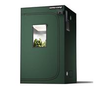 MARS HYDRO 4x4 Grow Tent Pro,48"x48"x80" 2000D Thickened Polyester Canvas & High Reflective Mylar,Larger Observation Window,Controller & Socket Hanger,for TSW2000/FC4800/FC-E4800 Indoor Plant Growing