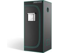 MARS HYDRO Grow Tent 60x60x140 CM Reflective Mylar Small Grow Tent with Removable Floor Tray View Window for Indoor Plant Grow Room for TS600/SP150