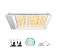 MARS HYDRO TS600 100W Upgraded Dimmable LED Grow Light, Full Spectrum Growing Lamp with New Diodes Layout for Indoor Plants Hydroponic Seedling Veg Bloom in 2x2 Grow Tent