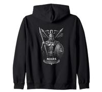 Mars imperium belli roman war god warrior Zip Hoodie