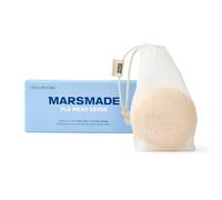 MARS MADE PLA Mesh Soap Saver - Plant-Based Exfoliating Net Bag for Shampoo, Conditioner & Body Bars - Travel-Friendly Foaming Shower Soap Scrubber Pouch with Breathable Mesh & Hanging Loop