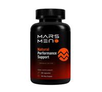 Mars Men Performance Support Supplement with Tribulus, Arginine, Maca and Ginseng, 60 Capsules