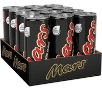 Mars Milk Chocolate Ready To Drink Can, 250ml No Added Sugar Delicious Tasty And Twisty Treat Gift Hamper, For Christmas,Birthday,Easter Gift (12)