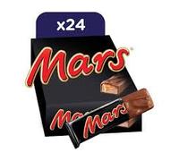 Mars Milk Chocolates Bulk Buy Perfect For Office, Home, School (2 Boxes, Mars 24 Bars x 51g)