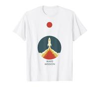 Mars Mission Value Graphic T-Shirt, Men, White, S