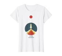 Mars Mission Value Graphic T-Shirt, Women, White, M