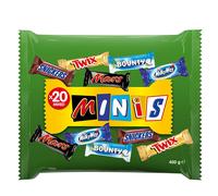 Mars Mixed Minis A Mix Of 20 Mini Chocolate Bars With 5 Varieties 400g