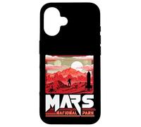 Mars National Park Vintage Sci-Fi Martian Exploration Space Case for iPhone 16