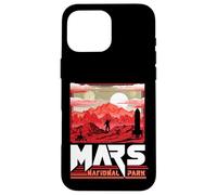 Mars National Park Vintage Sci-Fi Martian Exploration Space Case for iPhone 16 Pro Max