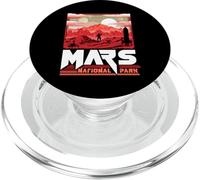 Mars National Park Vintage Sci-Fi Martian Exploration Space PopSockets PopGrip for MagSafe
