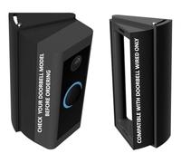 Mars Outpost Adjustable Bracket Wedge 20 to 45 Degree for Video Doorbell Wired Corner Kit Bracket for Video Doorbell Wired Angle Wedge Set Wall Mount for Hardwired Cable Video Doorbell