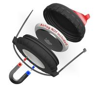 Mars Outpost Magnetic, Adhesive & Zip Tie Holder for AirTag 1st & 2nd Gen | N52 magnet, 3M pad and 2 zip ties in the box, silicone gasket, polycarbonate, waterproof, no signal blocking; fits Moto Tag