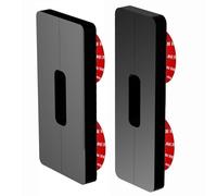 Mars Outpost No-Drill Mount Compatible with Aosu, Arlo, Blink, Eufy, Nest, Netamo, Reolink, Tapo, Wyze Video Doorbell Wired Battery Doorbell Plus Wireless Adhesive Plate (SLIM+REGULAR PACK)