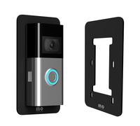 Mars Outpost Non-Adhesive Wall Plate for All Battery Video Doorbell Pro, Plus, 1/2/2nd Gen/3/3 Plus/4 No Drill Heavy Duty Plastic Mounting Plate, Sturdy, Slim, Wireless Doorbell Backplate