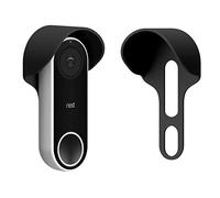Mars Outpost Rain Hood Doorbell Cover for Google Nest Hello Video Doorbell 1st Generation Wired ONLY - Shields Glare, No Extra Drilling, Height Adjustable