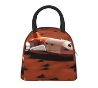 Mars Planet Print Insulated Lunch Bag Portable Leakproof Reusable Tote Work School Picnic Boys Girls