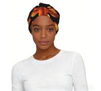 mars planet Print Minimalist Turban for Women Soft Elastic Printed Head Wrap Daily Comfort Classic Headscarf