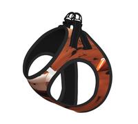 Mars Planet Printing Dog Summer Harness With Leash Set,Adjustable And Reflective Step-In Puppy Pet Vest Harnesses