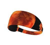 Mars Planet Printing Full-Print Elastic Exercise Headband, Adjustable Fit Great For Yoga,Hikingâ€‹ Exercise Headband