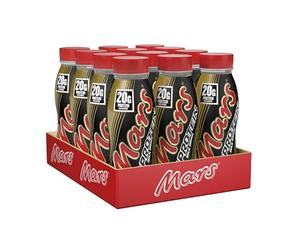 Mars Protein Shake - Chocolate Malt & Caramel, 12 × 250ml - Ready-to-Drink, 20g Protein, Smooth High-Protein Shake, Vegetarian