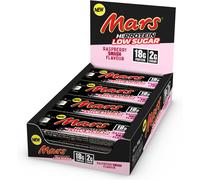 Mars - Raspberry Smash Low Sugar Chocolate Protein Bars | 12 x 55g Pack, High Protein Energy Snack, 18g Protein