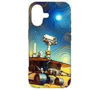 Mars Rover Starry Night Style Space Exploration Astronomy Case for iPhone 17